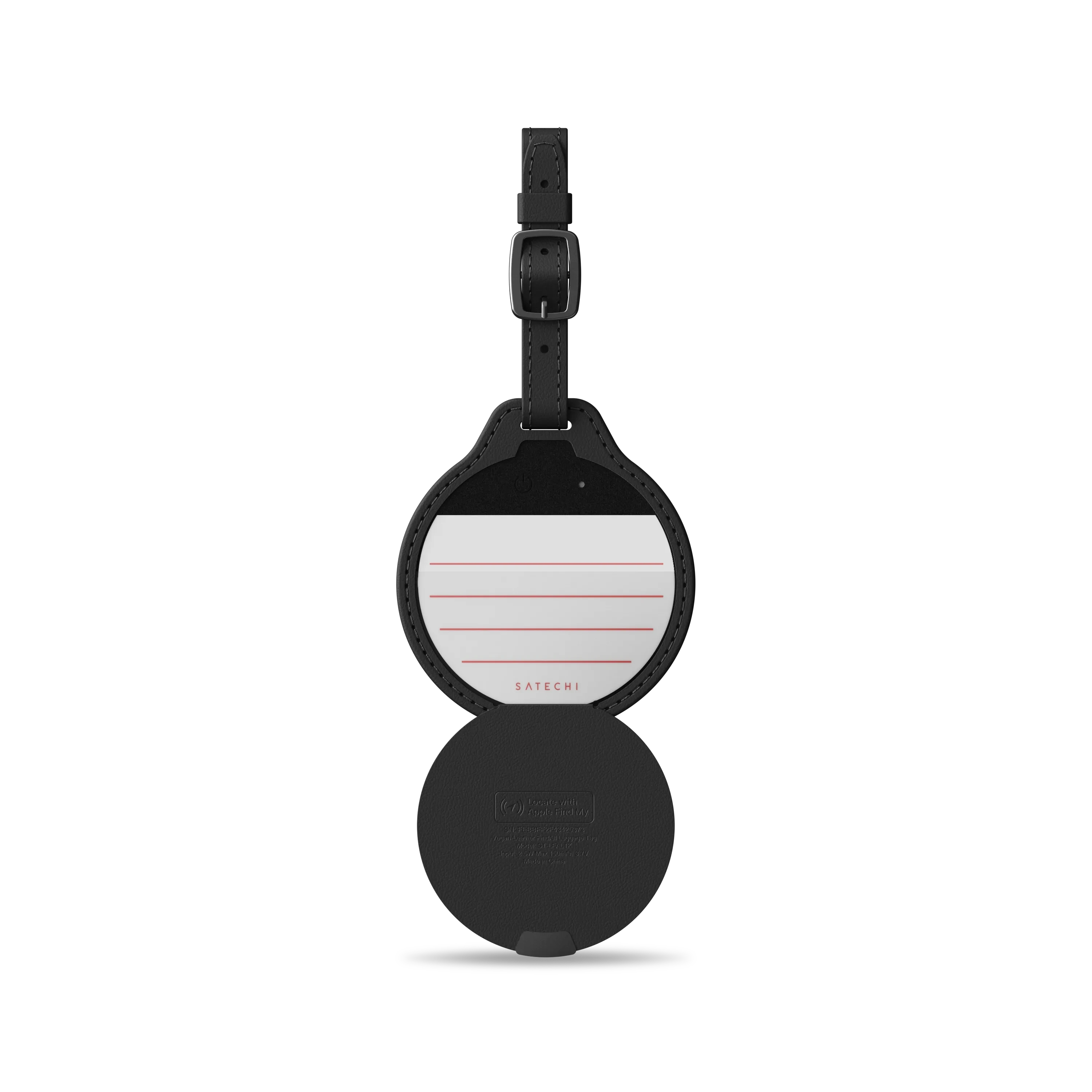 Vegan-Leather FindAll™ Luggage Tag Satechi Black