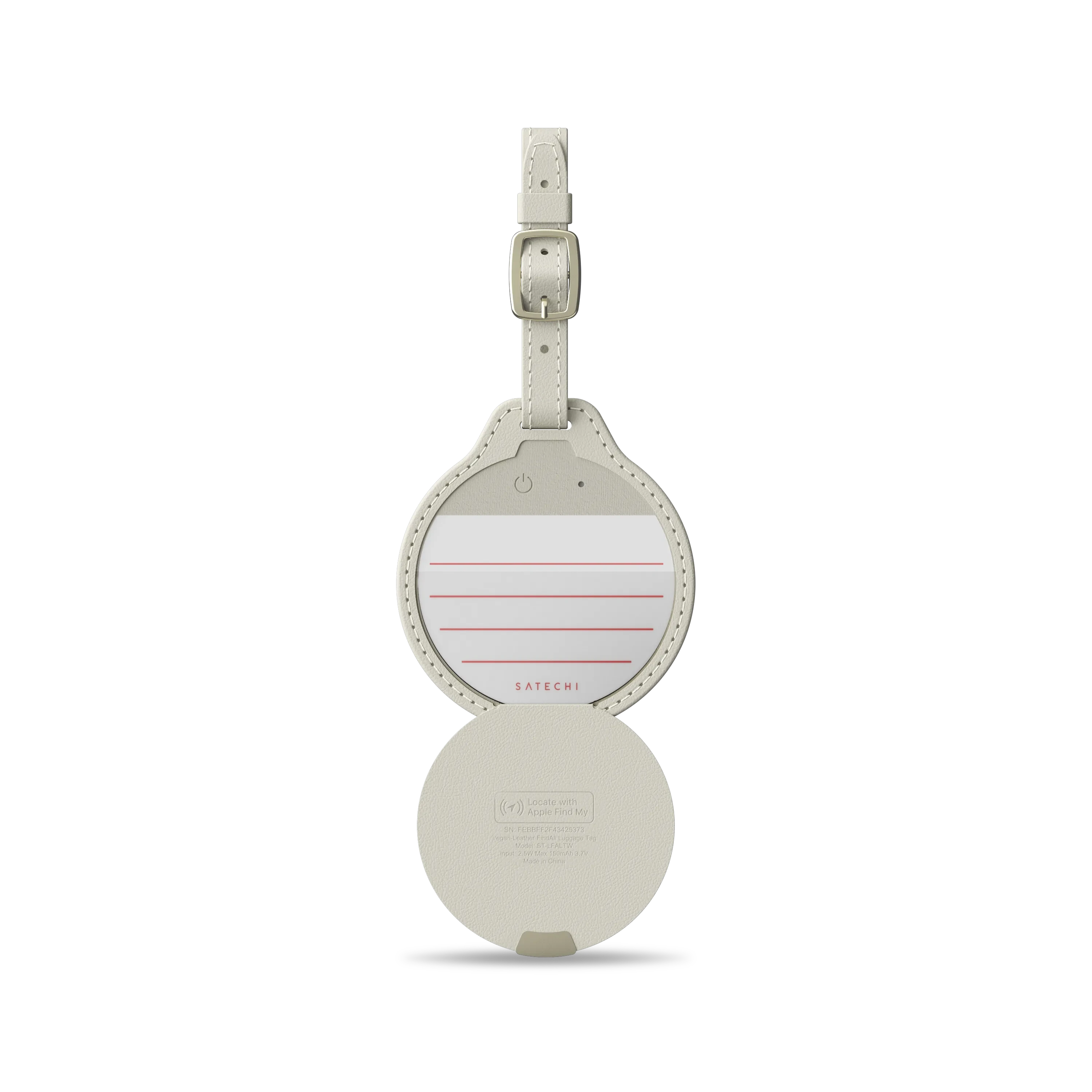 Vegan-Leather FindAll™ Luggage Tag Satechi Sand 