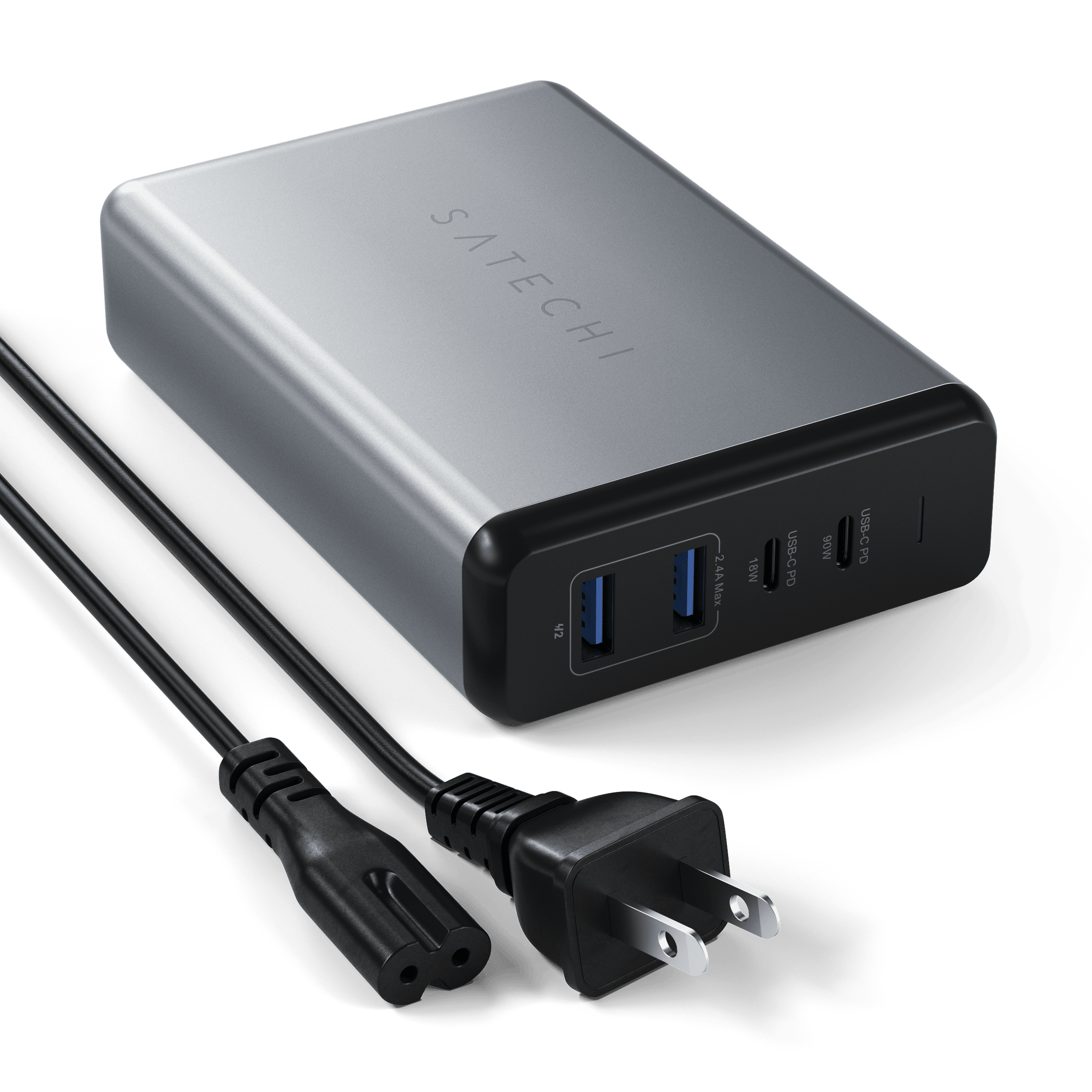 108W Pro USB-C PD Desktop Charger | Multi-Port – Satechi