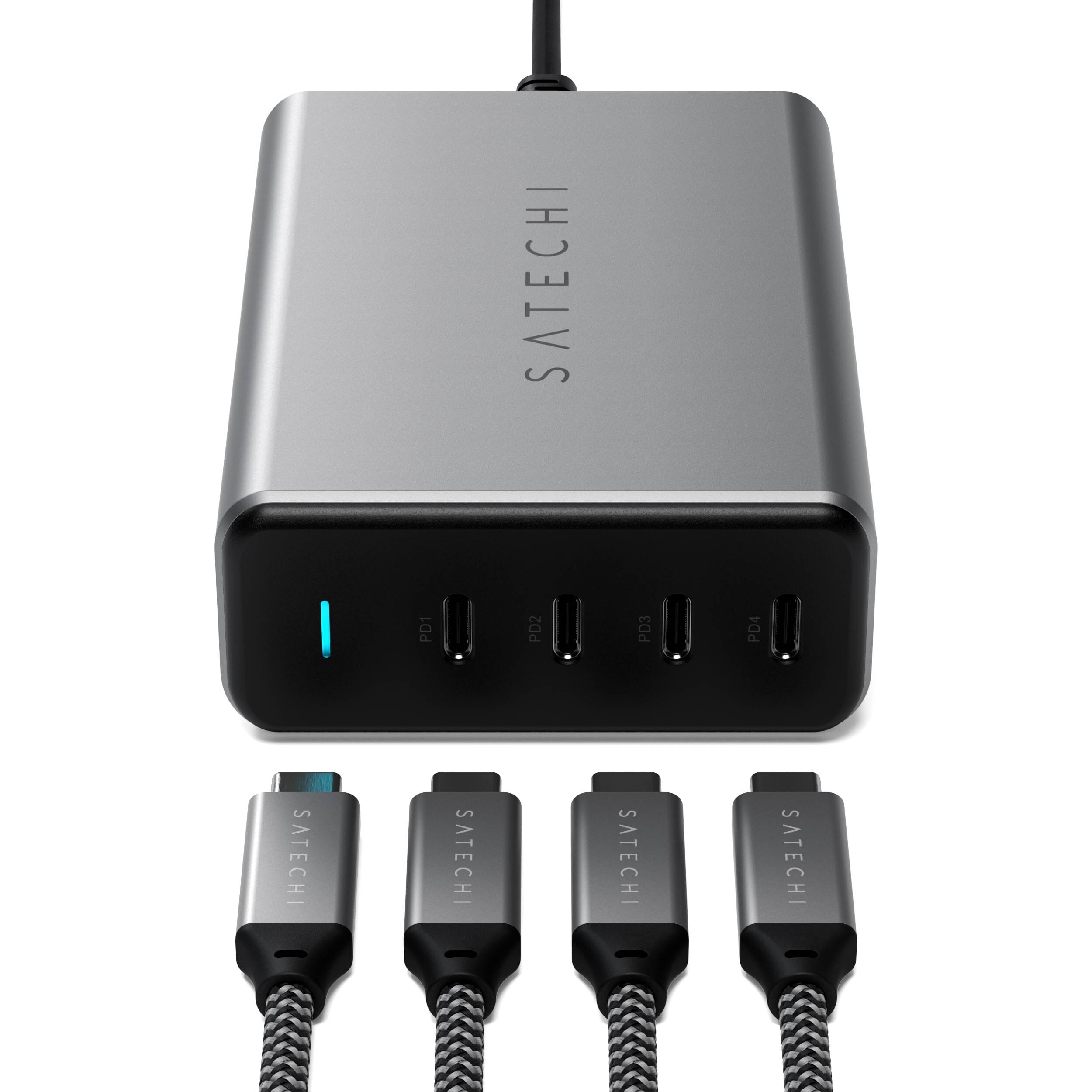 165W USB-C 4-Port PD GaN Charger Satechi UK