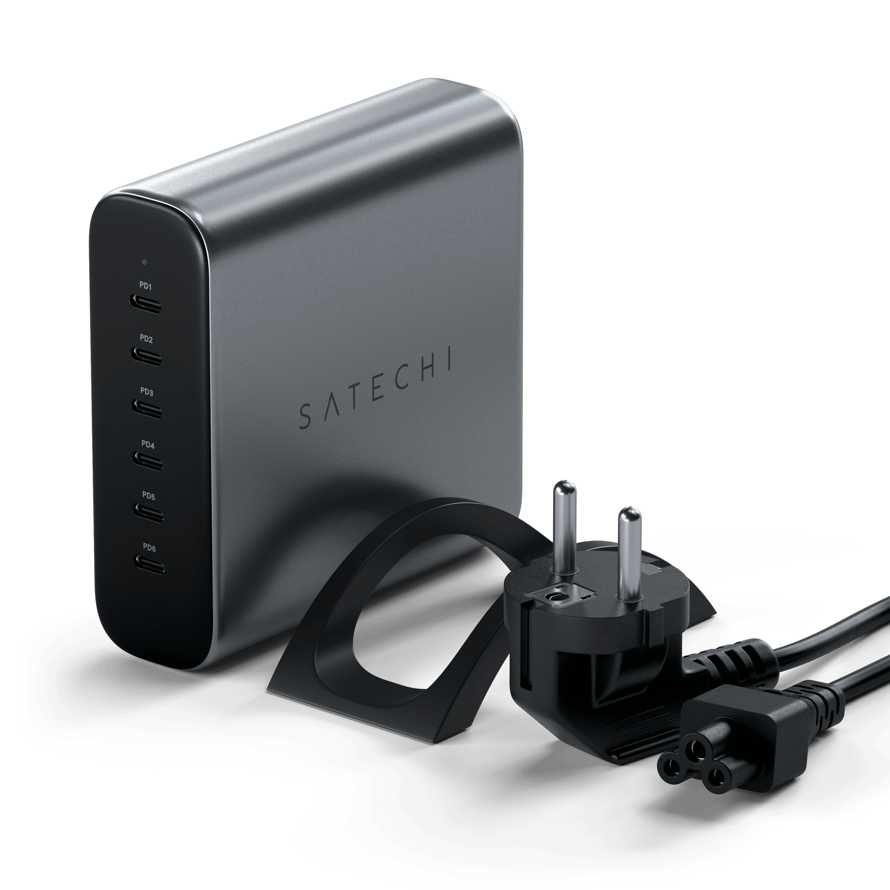 200W USB-C 6-Port GaN Charger Charging Stations Satechi EU