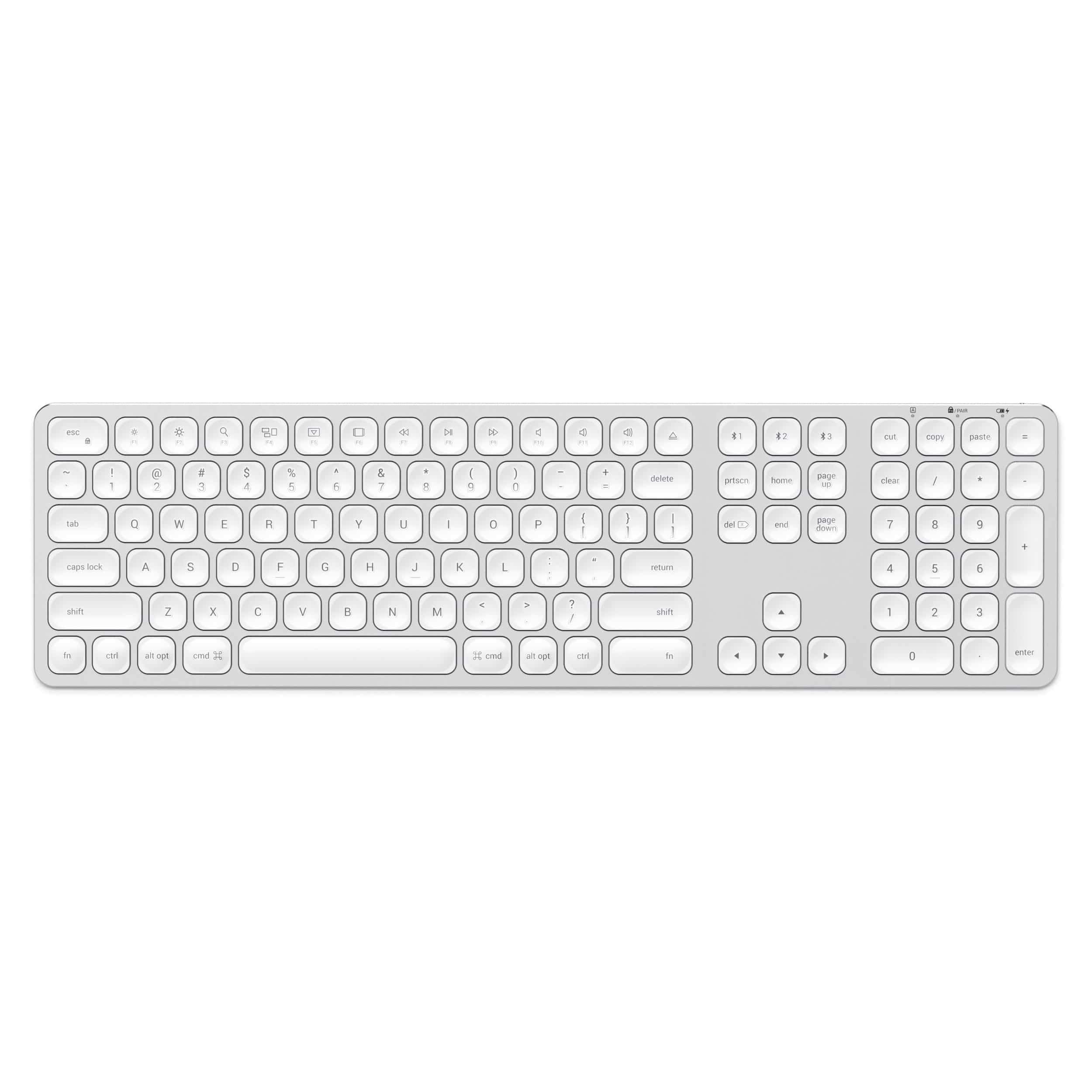 Aluminum Bluetooth Keyboard Keyboards Satechi Silver 