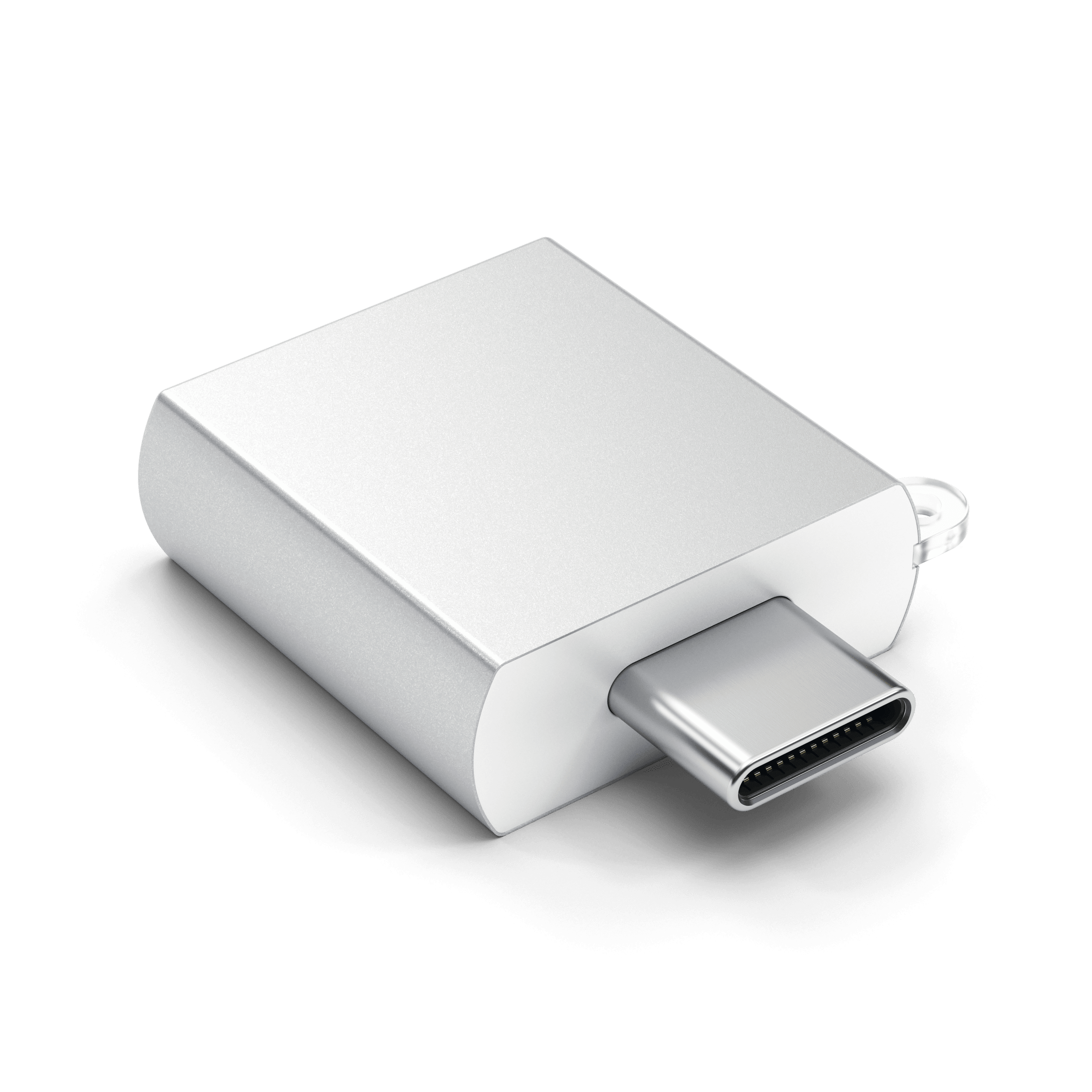 Aluminum USB-C to USB-A 3.0 Adapter Adapters Satechi Silver