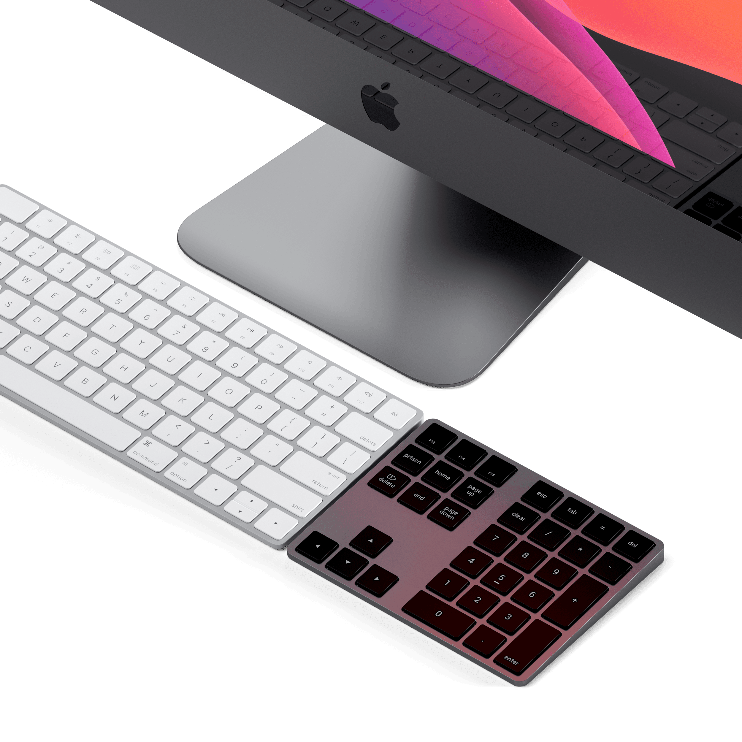 Bluetooth Extended Keypad Keypads Satechi Space Gray