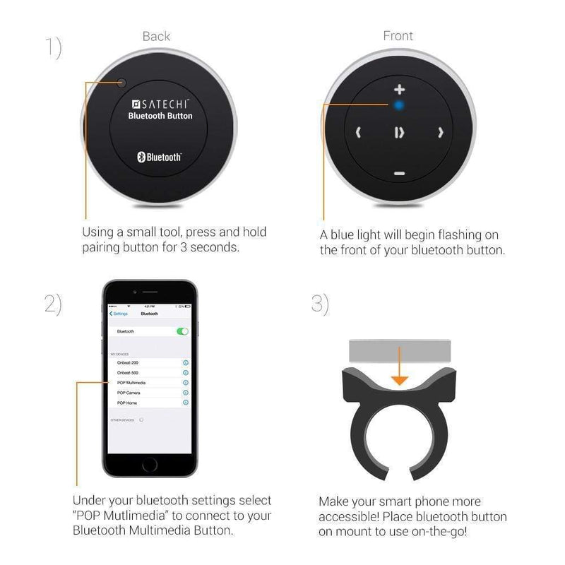 Bluetooth Media Button | Wireless Remote Control – Satechi
