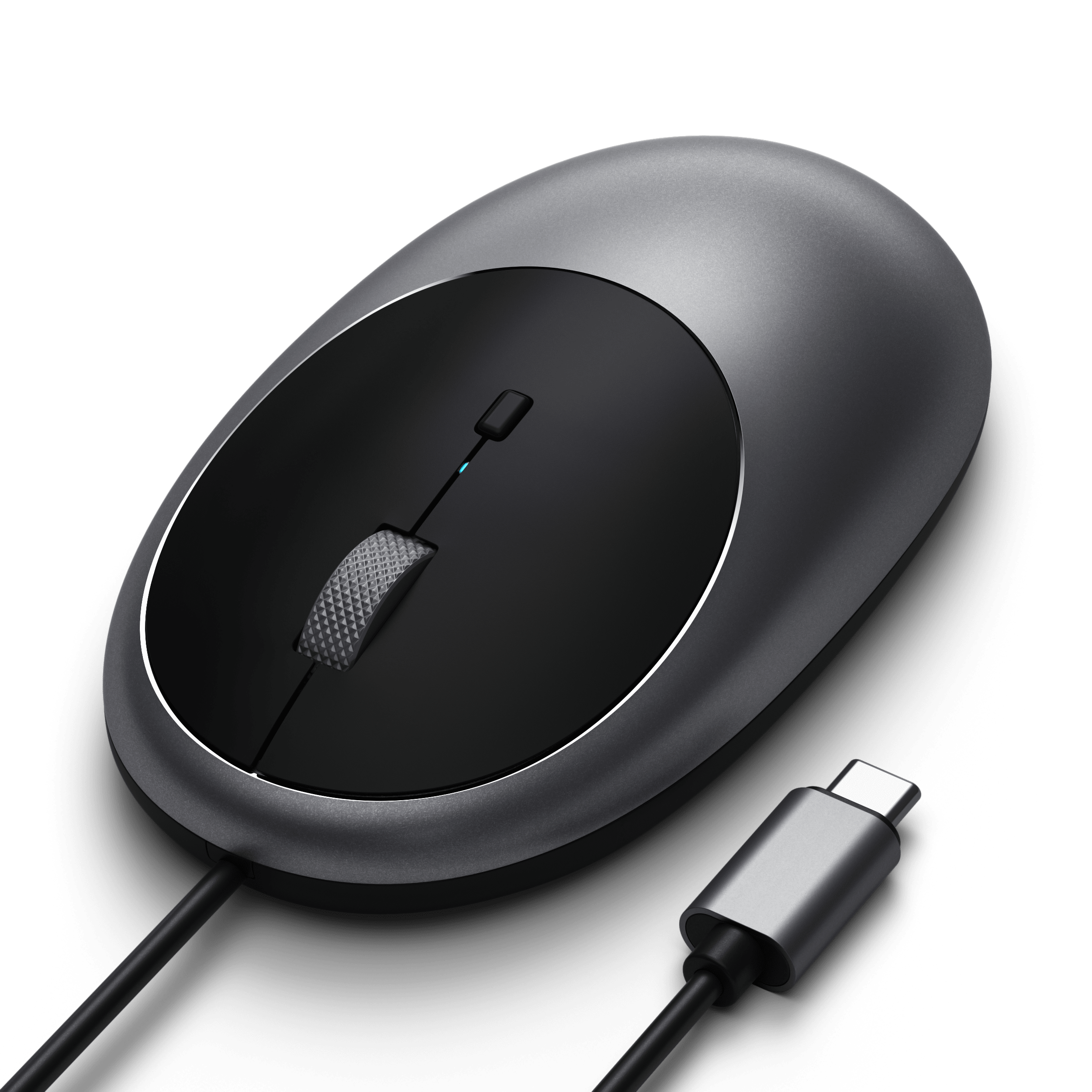 C1 USB-C Wired Mouse Mice Satechi Space Gray 