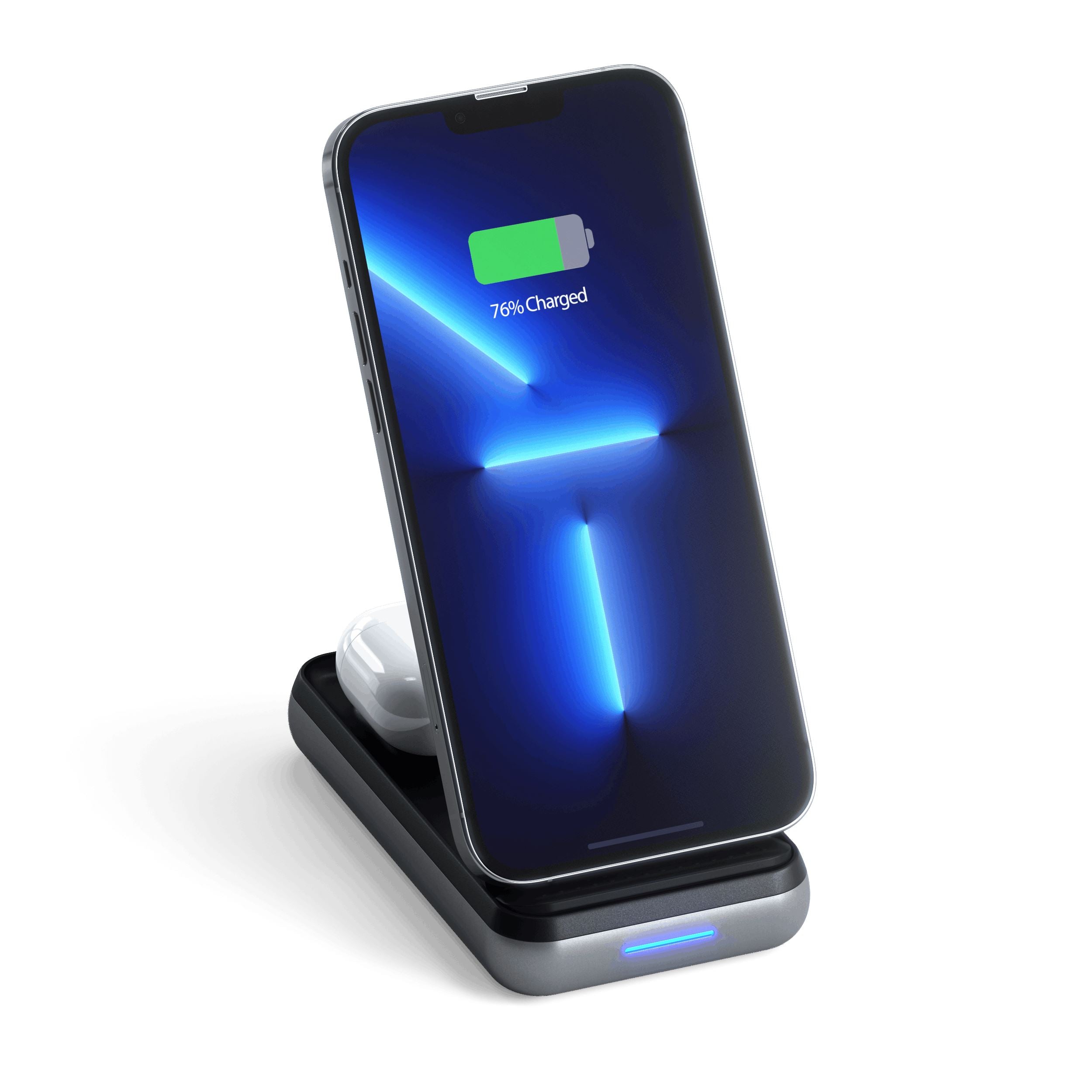 Satechi Duo Wireless Charger Power Stand (Space Gray)