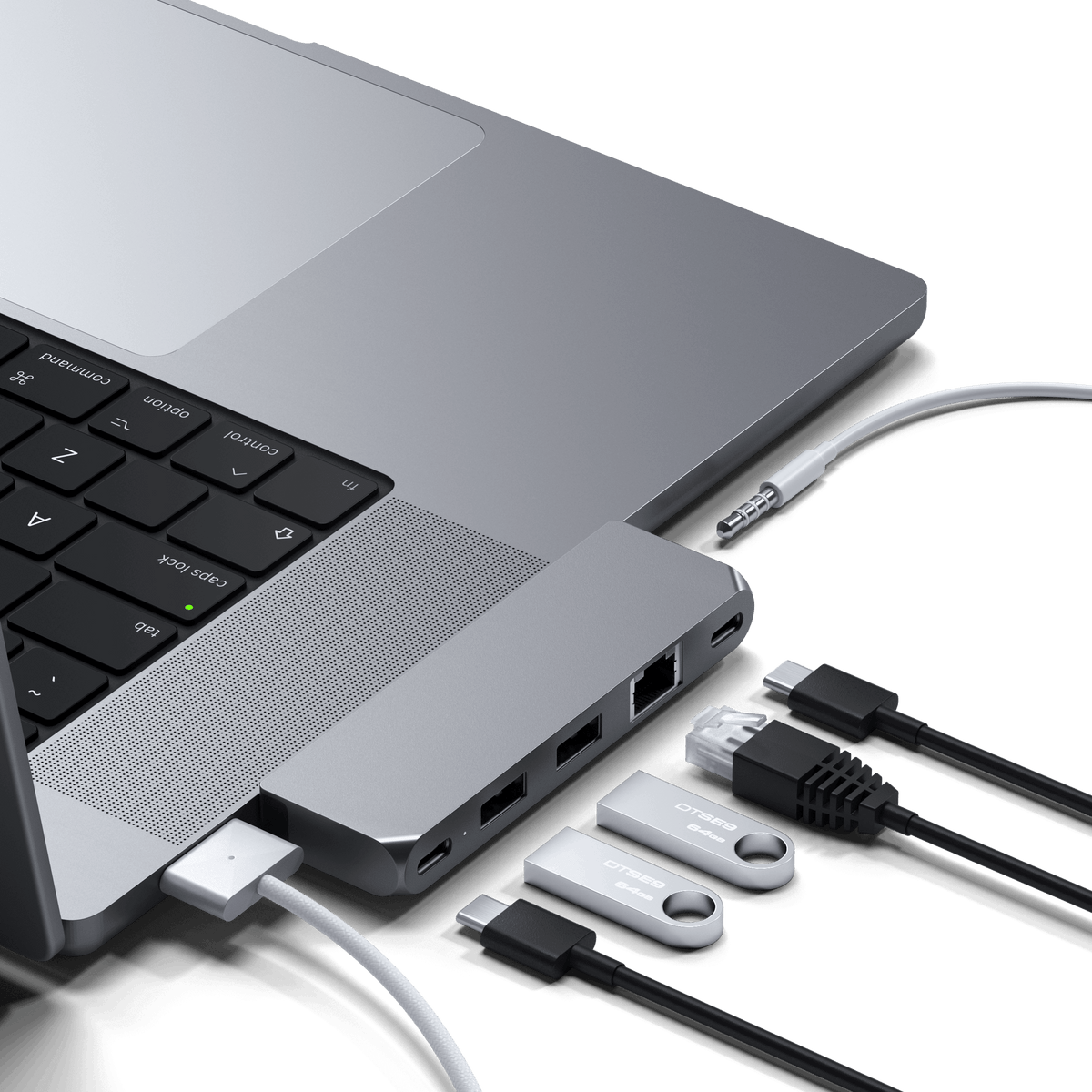 Pro Hub Mini | Compact USB-C Hub for MacBook – Satechi