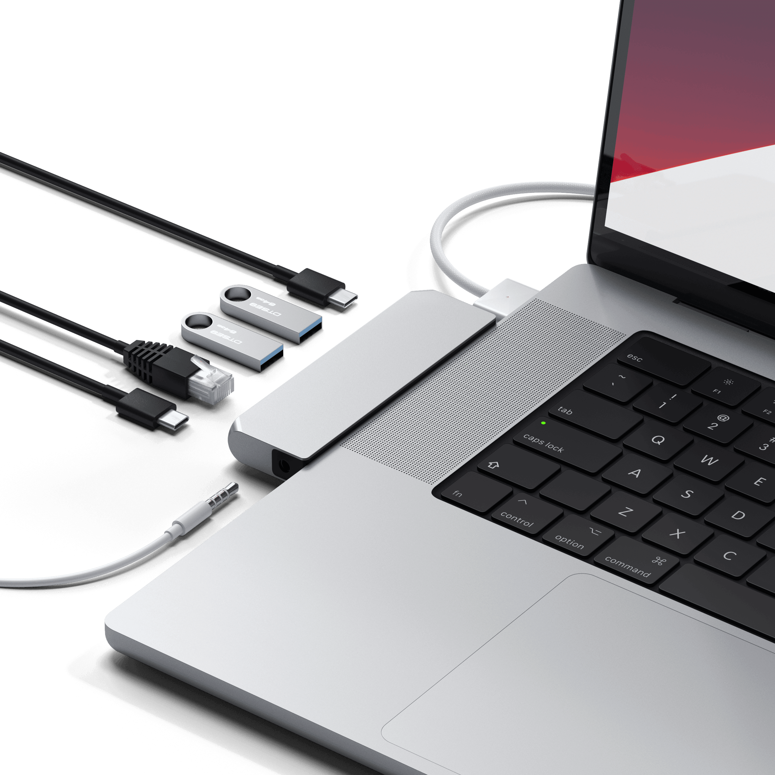 Pro Hub Mini Hubs ## Adapters Satechi Silver