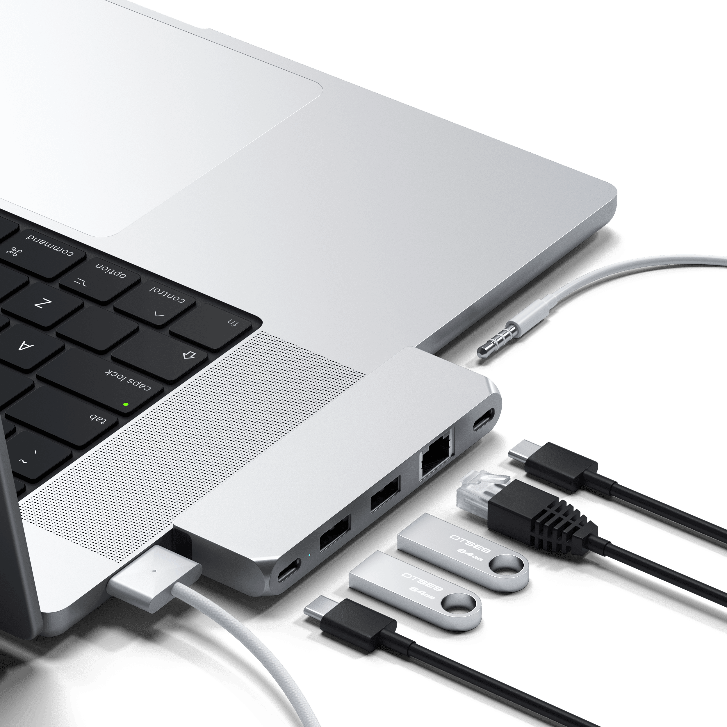 Pro Hub Mini Hubs ## Adapters Satechi Silver