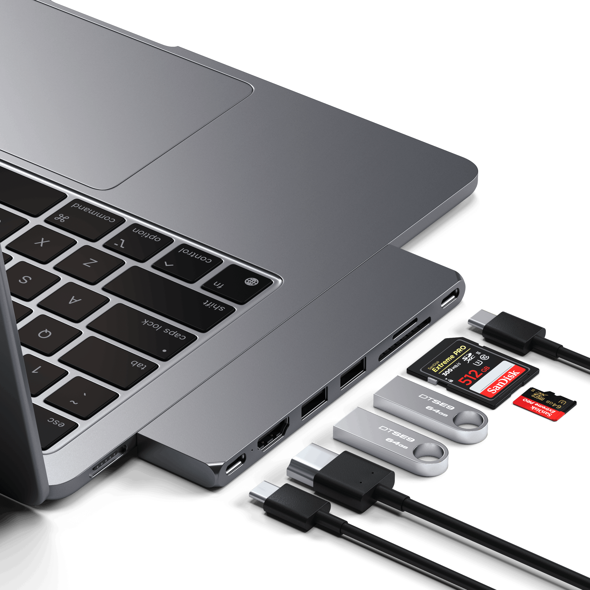 Pro Hub Slim | USB4 7-in-1 Hub for MacBook – Satechi
