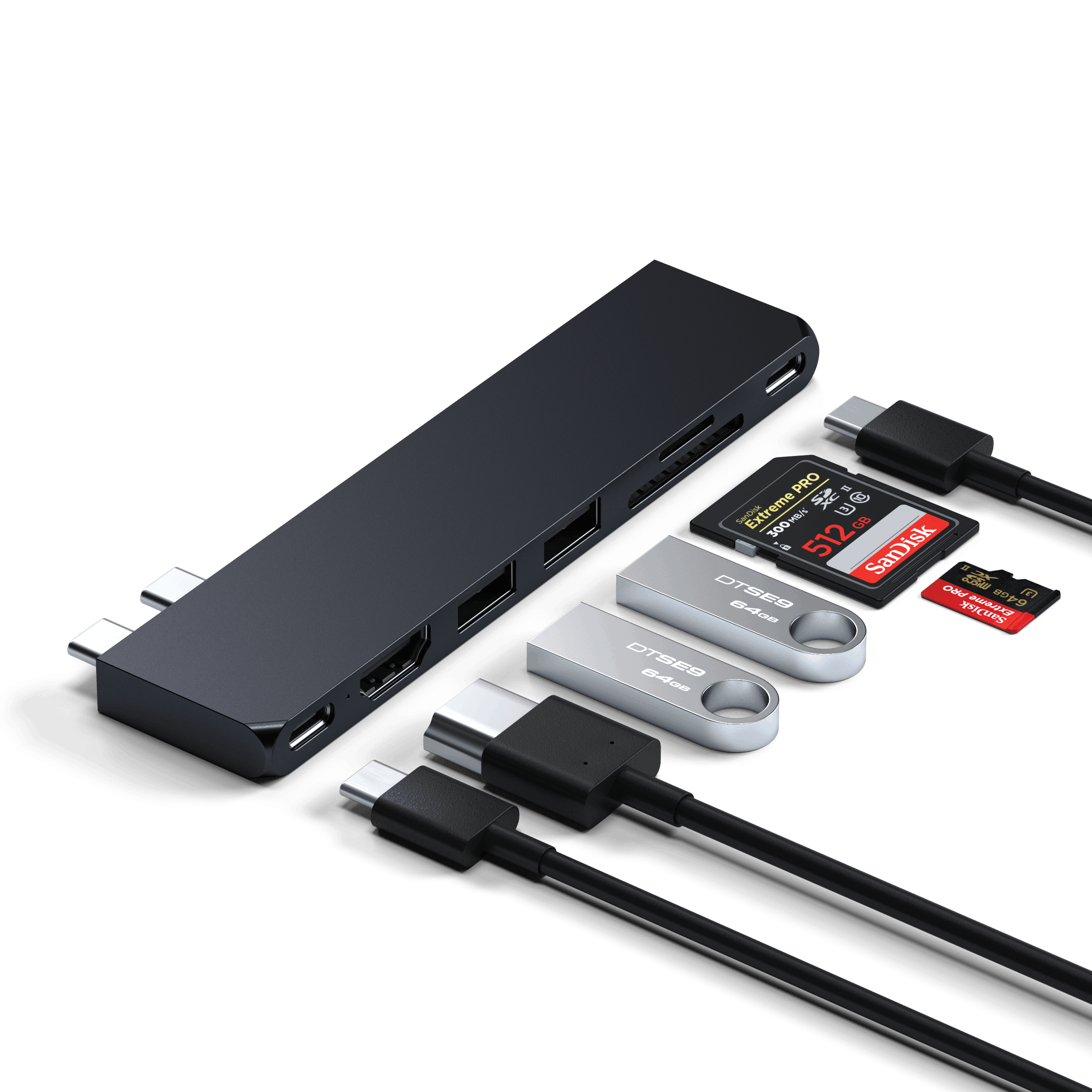 Pro Hub Slim Satechi Midnight