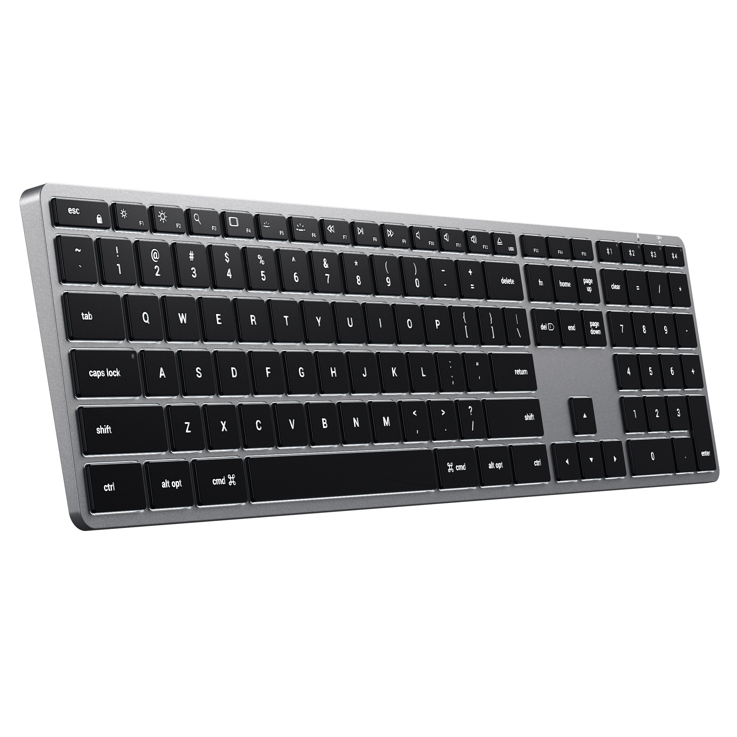 Slim X3 Bluetooth Backlit Keyboard Keyboards Satechi Space Gray
