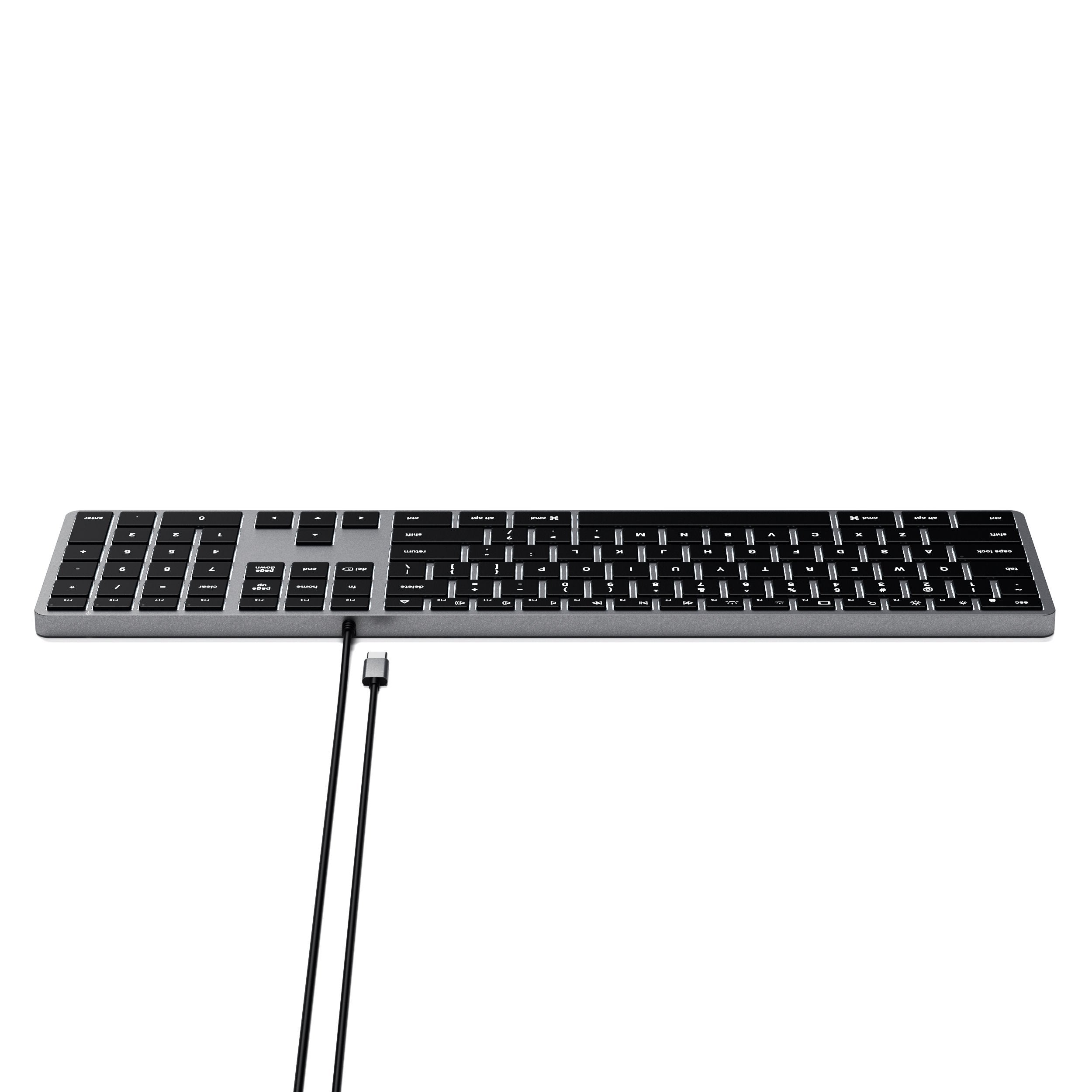 SATECHI USB-C SLIM BACKLIT KEYBOARD WITH NUMBER PAD - Thumbnail 4
