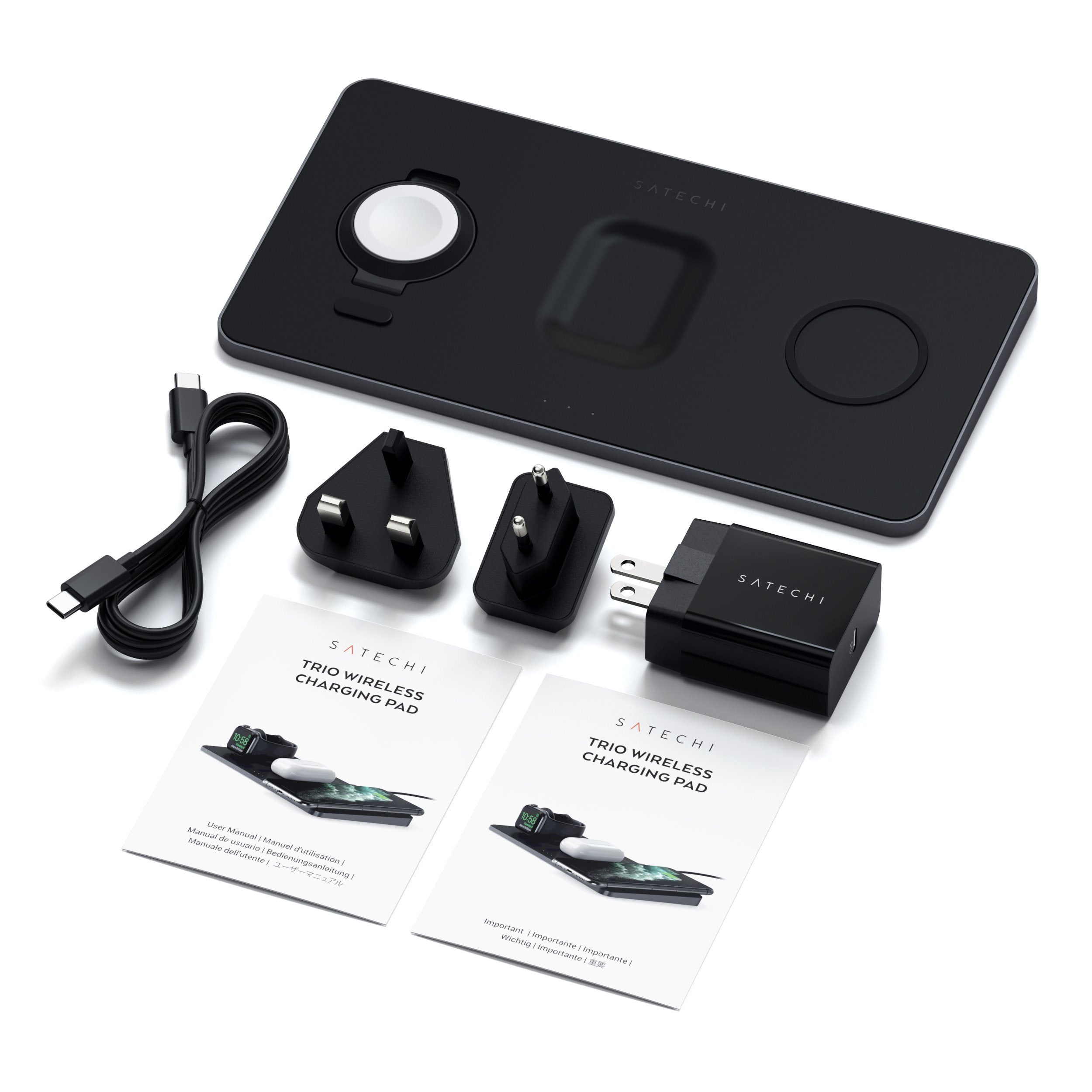 Trio Wireless Charger with Magnetic Pad | 3-in-1 – Satechi