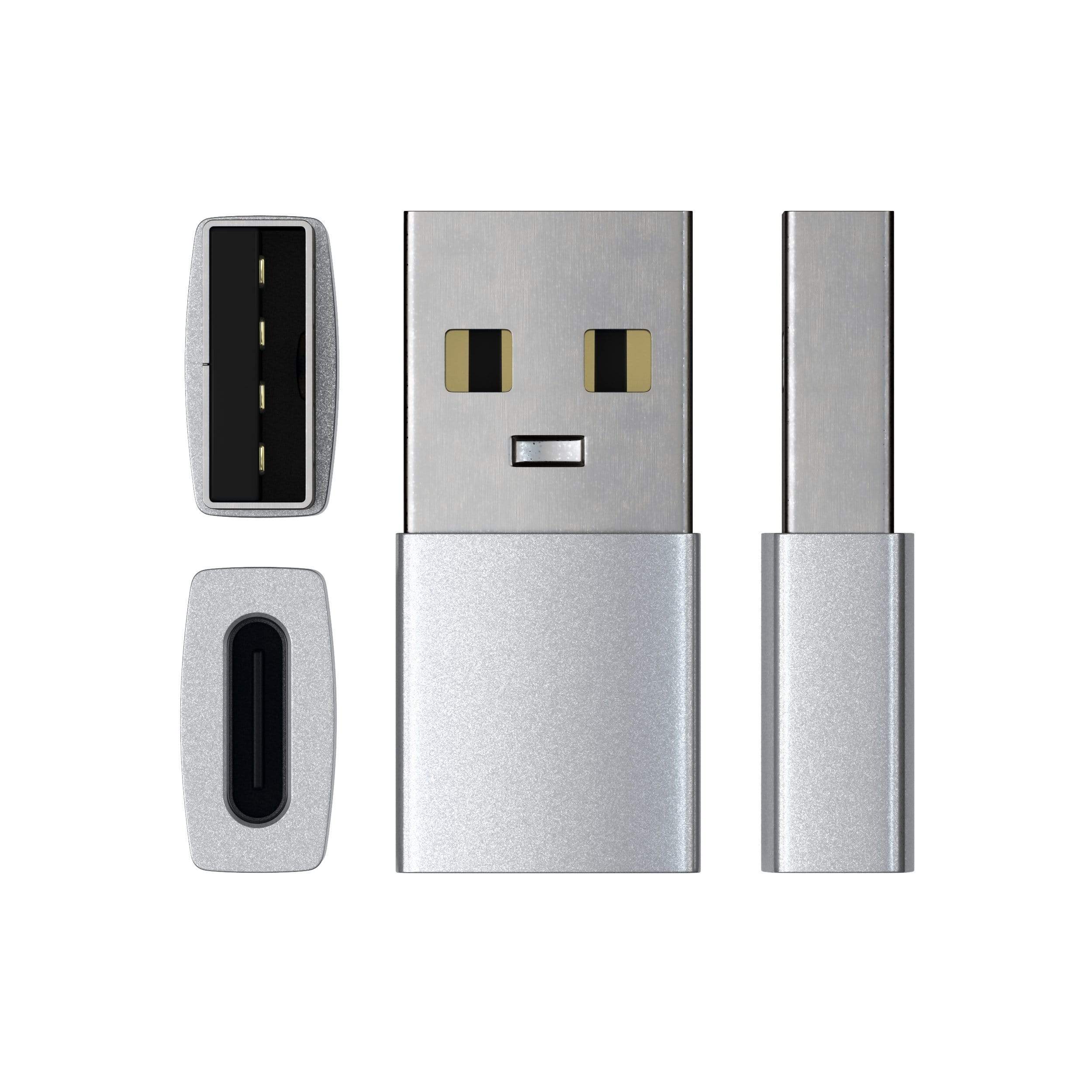 Type-A to Type-C Adapter USB-C Satechi Silver