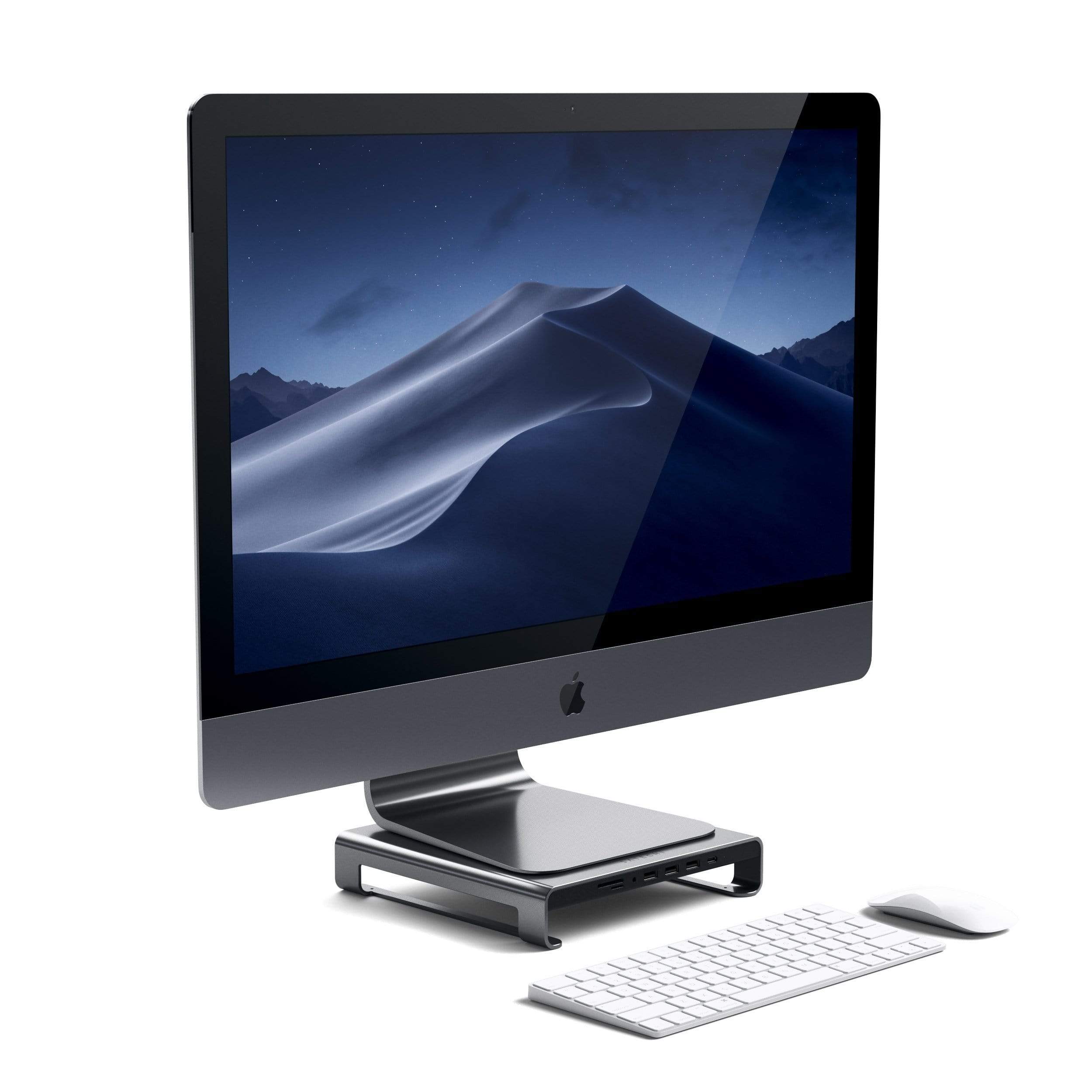 Type-C Monitor Stand Hub for iMac | Aluminum – Satechi