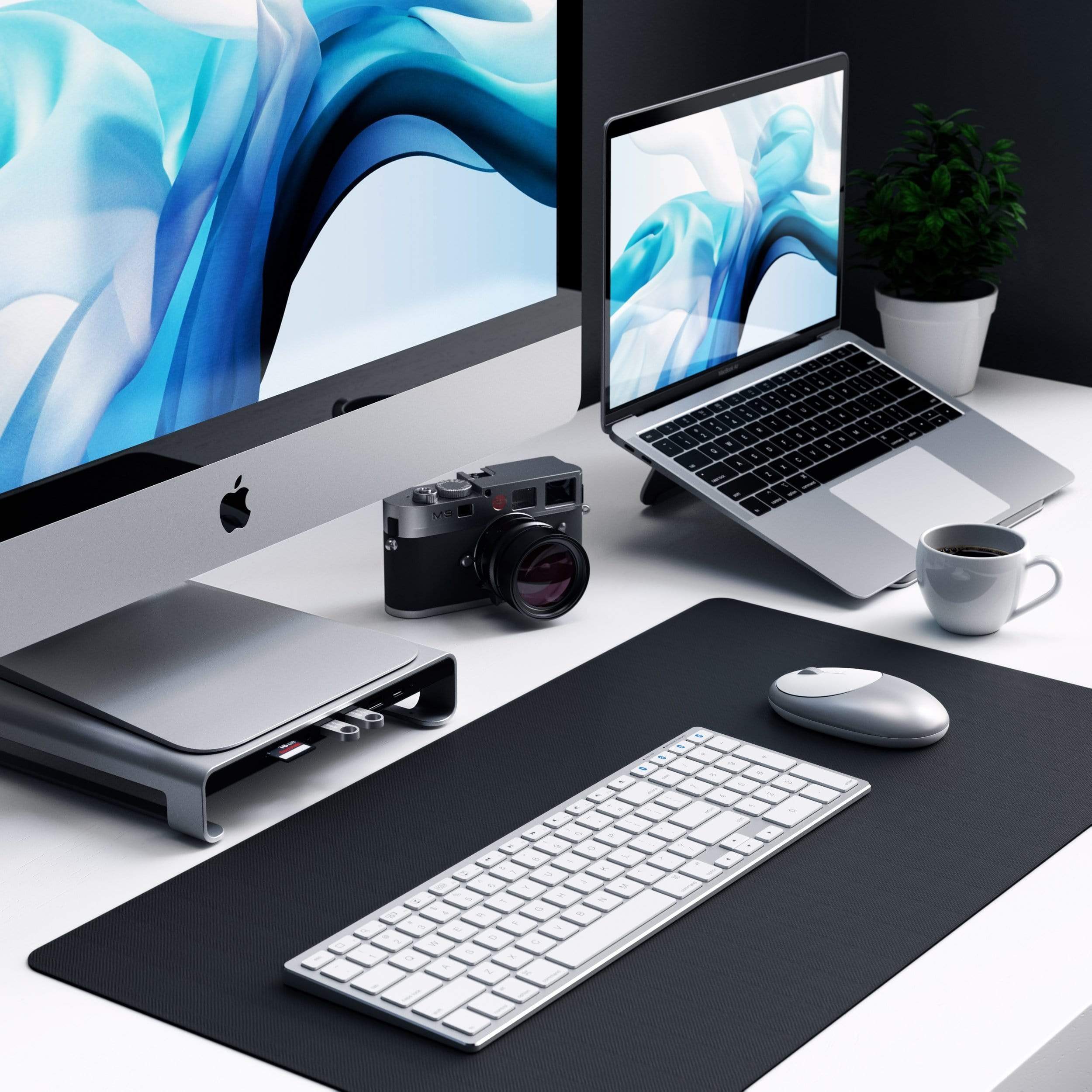 Type-C Monitor Stand Hub for iMac | Aluminum – Satechi