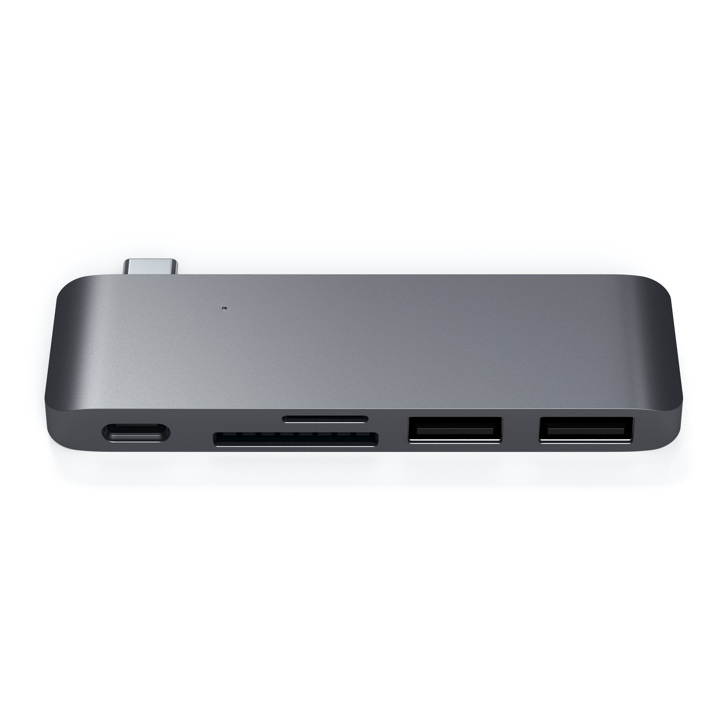 Type-C Pass-Through USB Hub Hubs Satechi Space Gray