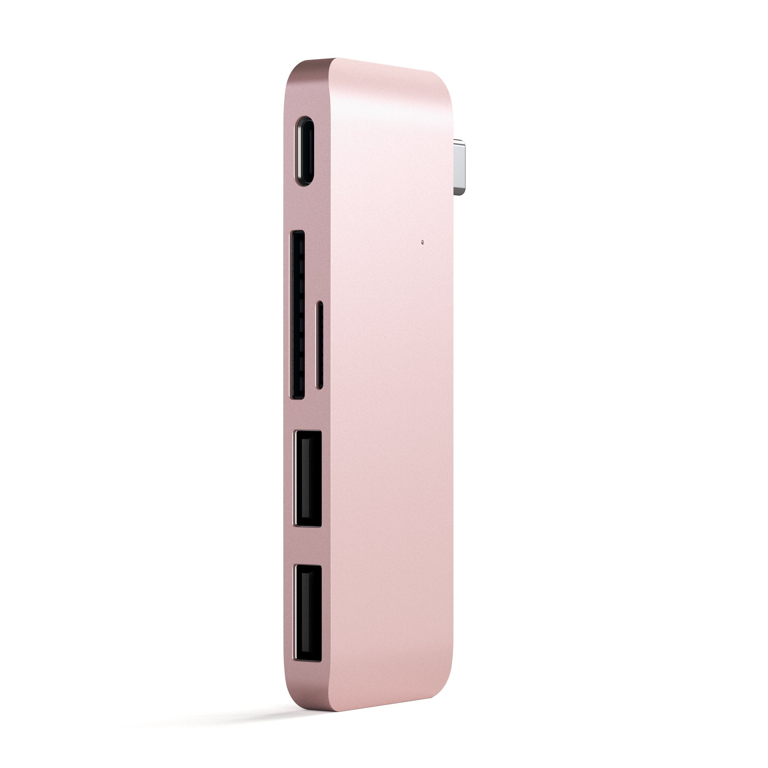 Type-C Pass-Through USB Hub Hubs Satechi Rose Gold 