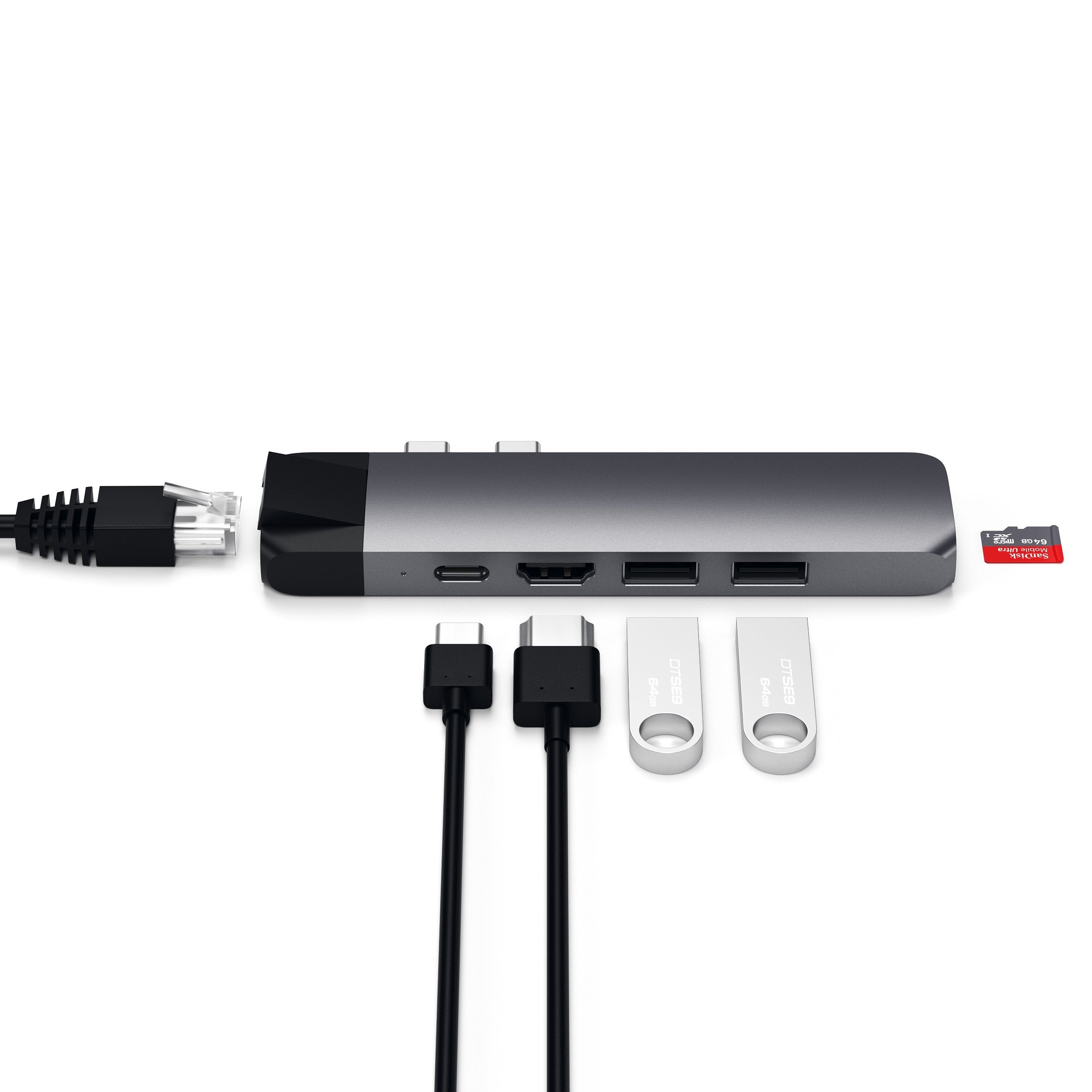 Type-C Pro Hub with Ethernet | HDMI & SD – Satechi