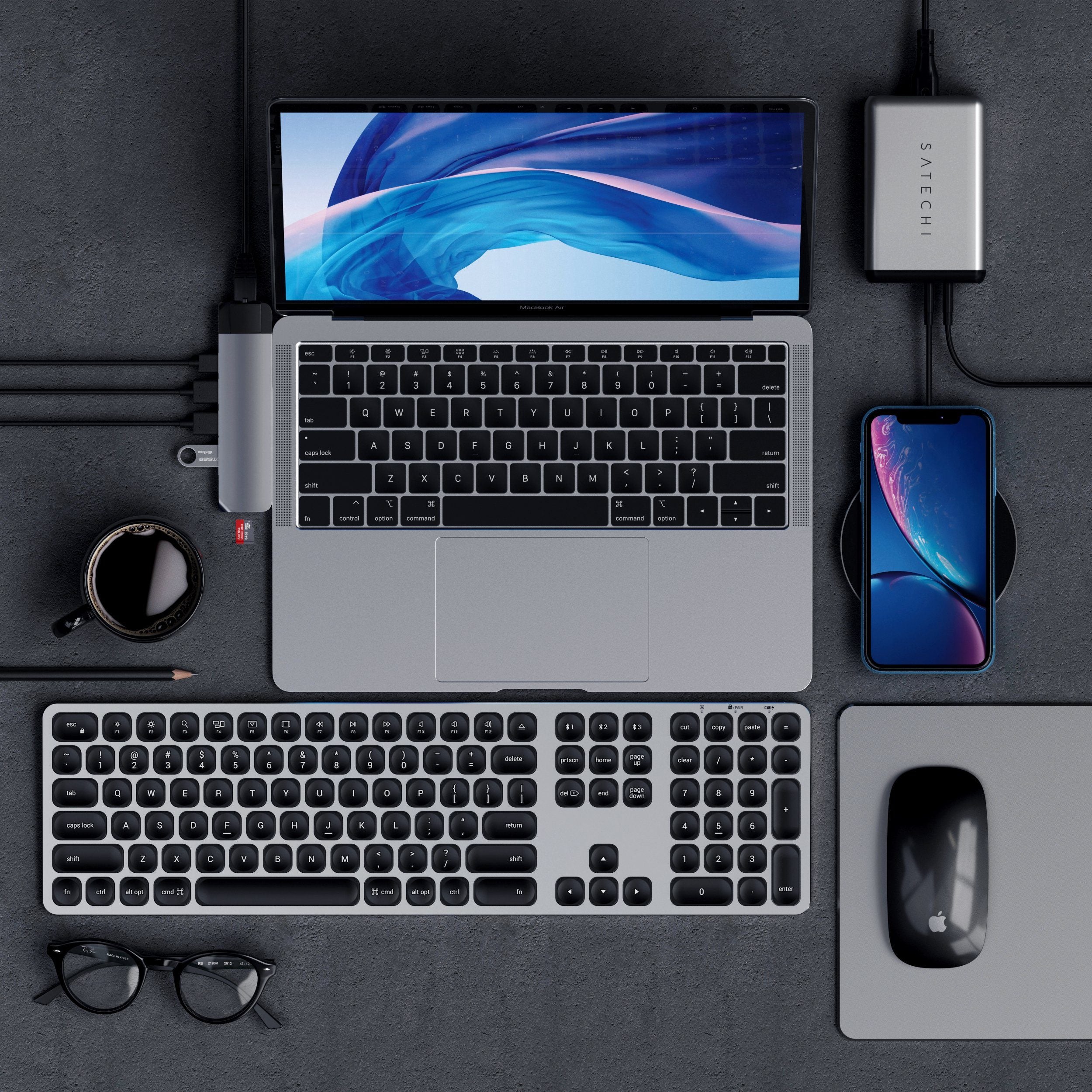 Type-C Pro Hub Adapter with Ethernet USB-C Satechi