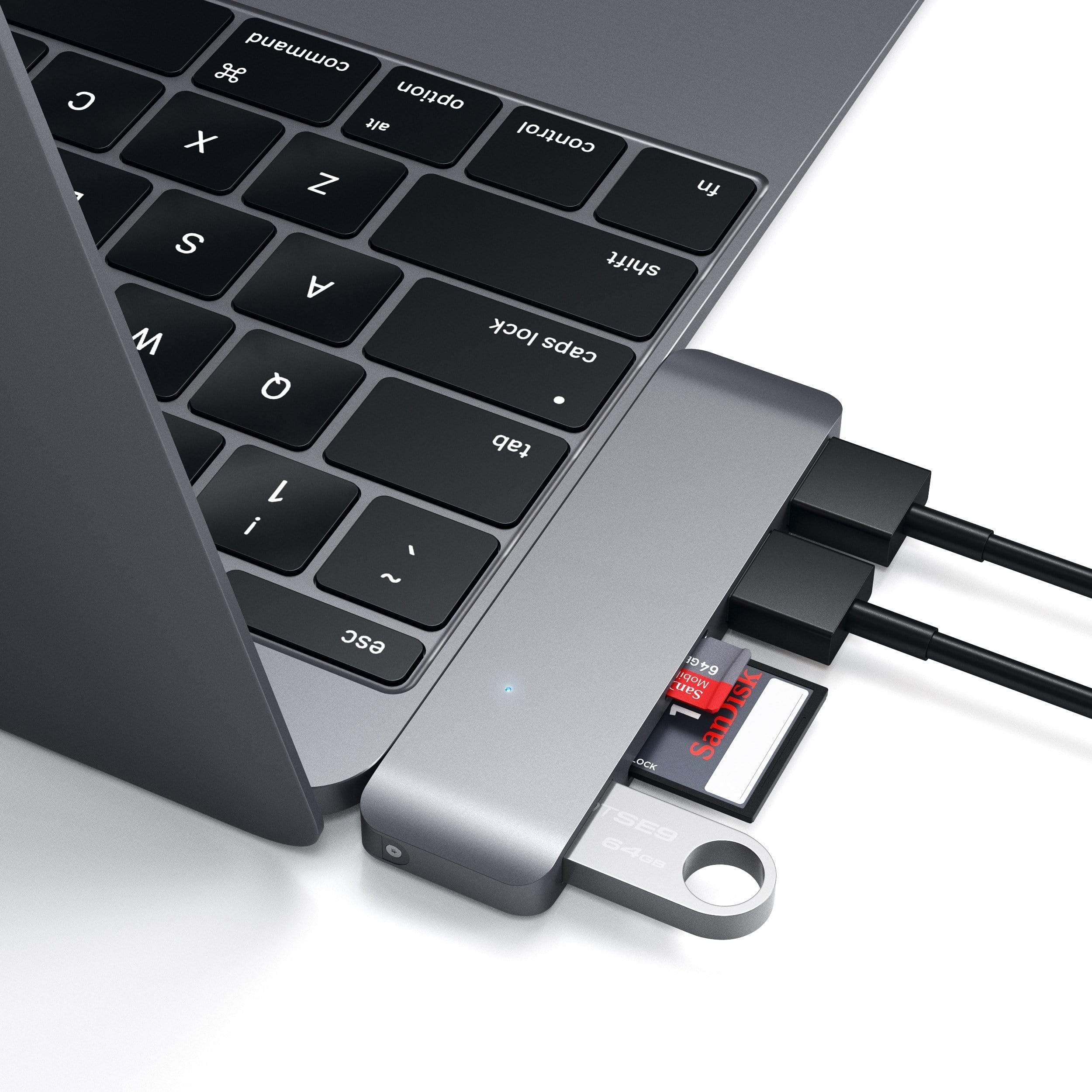 Type-C USB 3.0 3-in-1 Combo Hub | SD Reader – Satechi