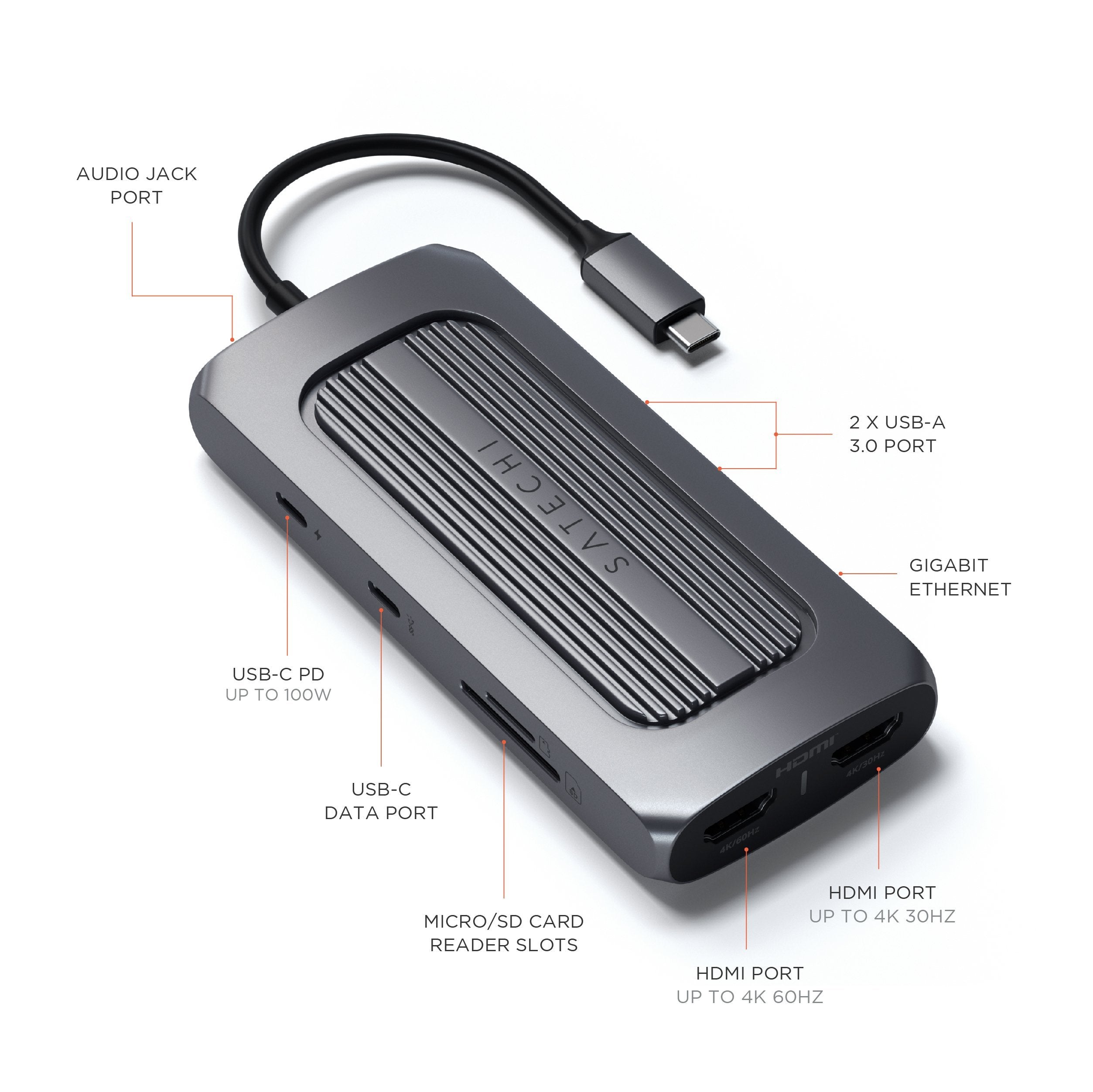 USB-C Multiport MX Adapter | 10-in-1 Hub for Mac – Satechi