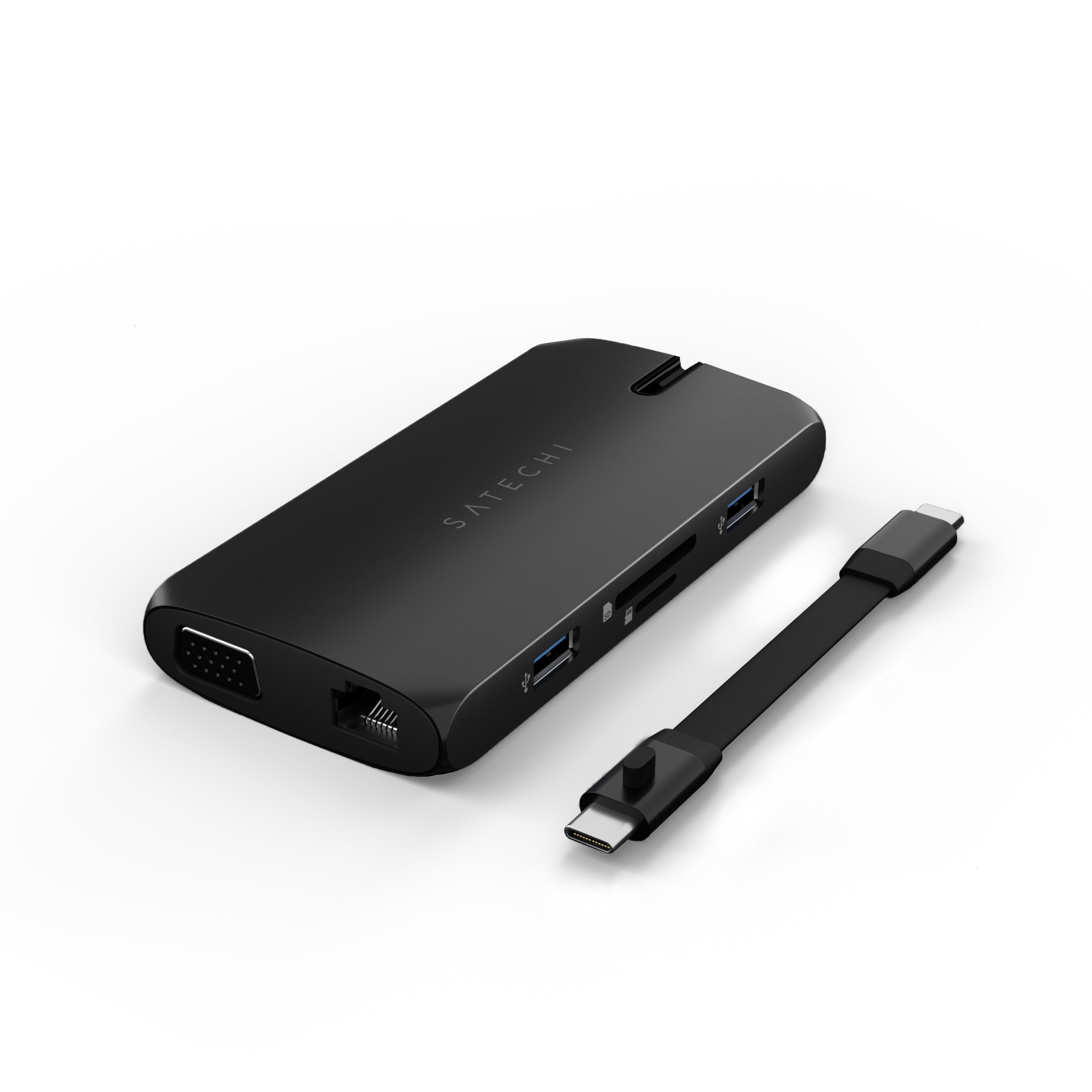 USB-C On-the-Go Multiport Adapter Multi-Ports Satechi Black