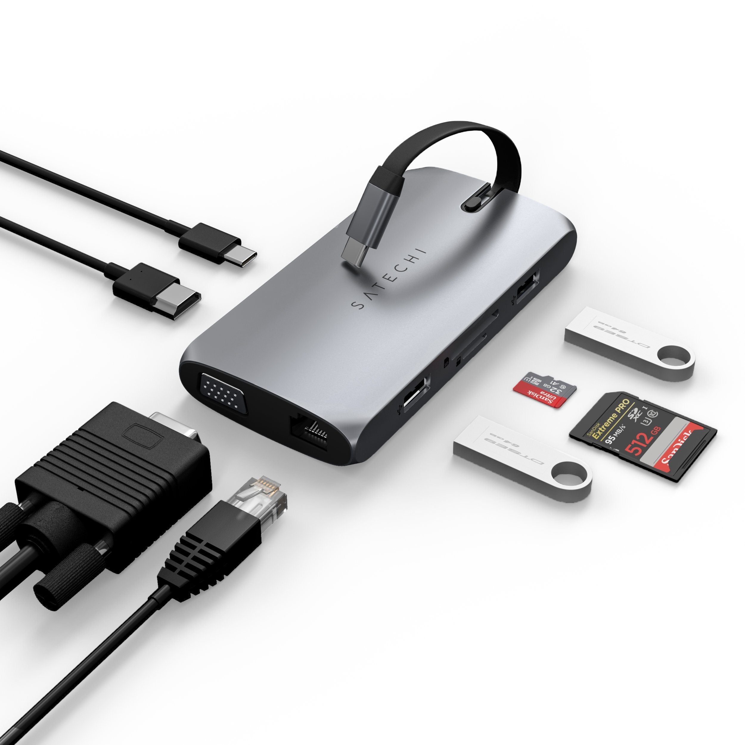 USB-C On-the-Go Multiport Adapter | Travel Hub – Satechi