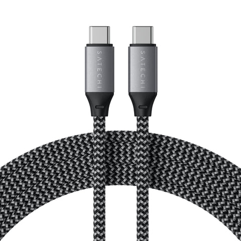 USB-C to USB-C 100W Charging Cable Cables Satechi Space Gray
