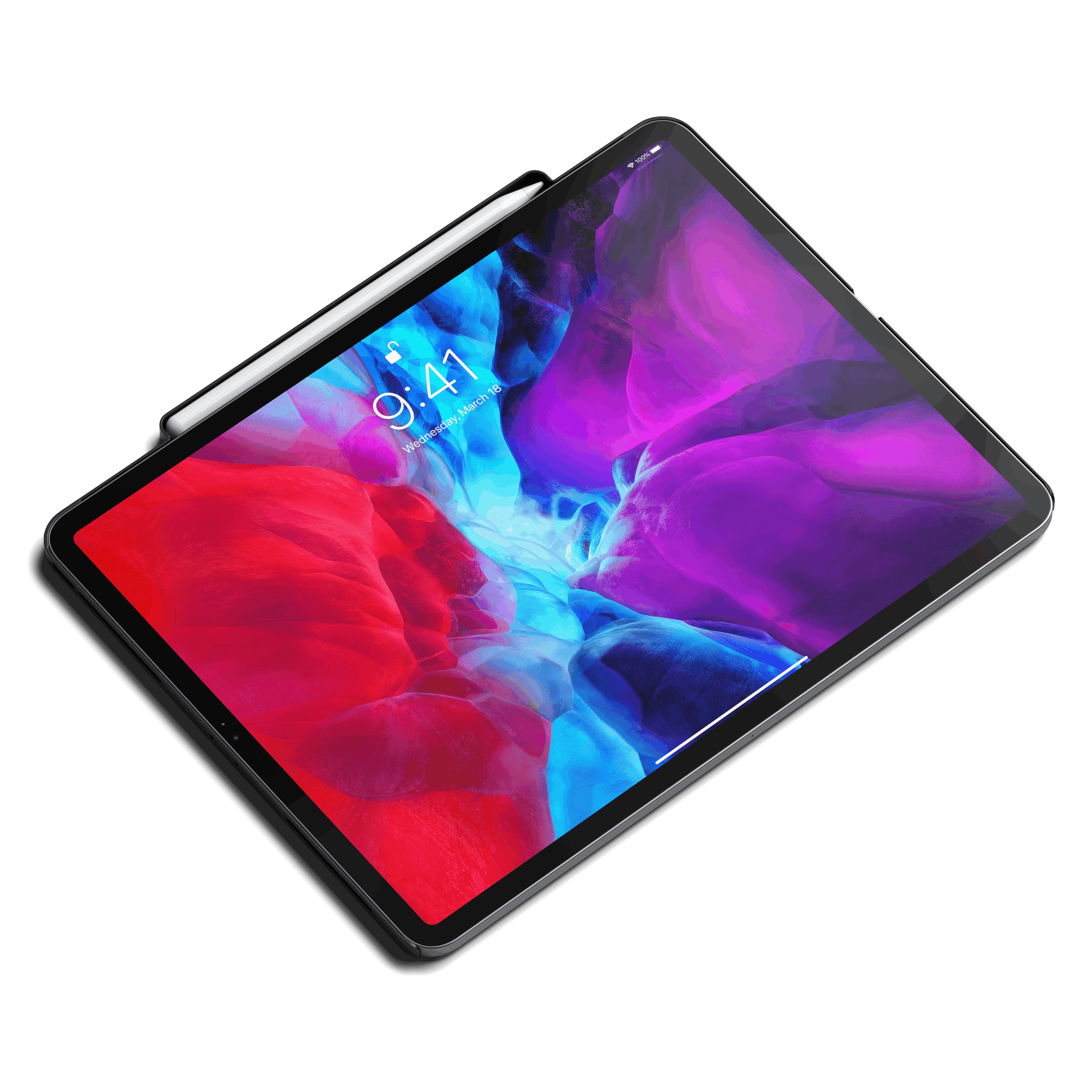 Vegan-Leather Magnetic Case For iPad Pro Case Satechi 12.9"