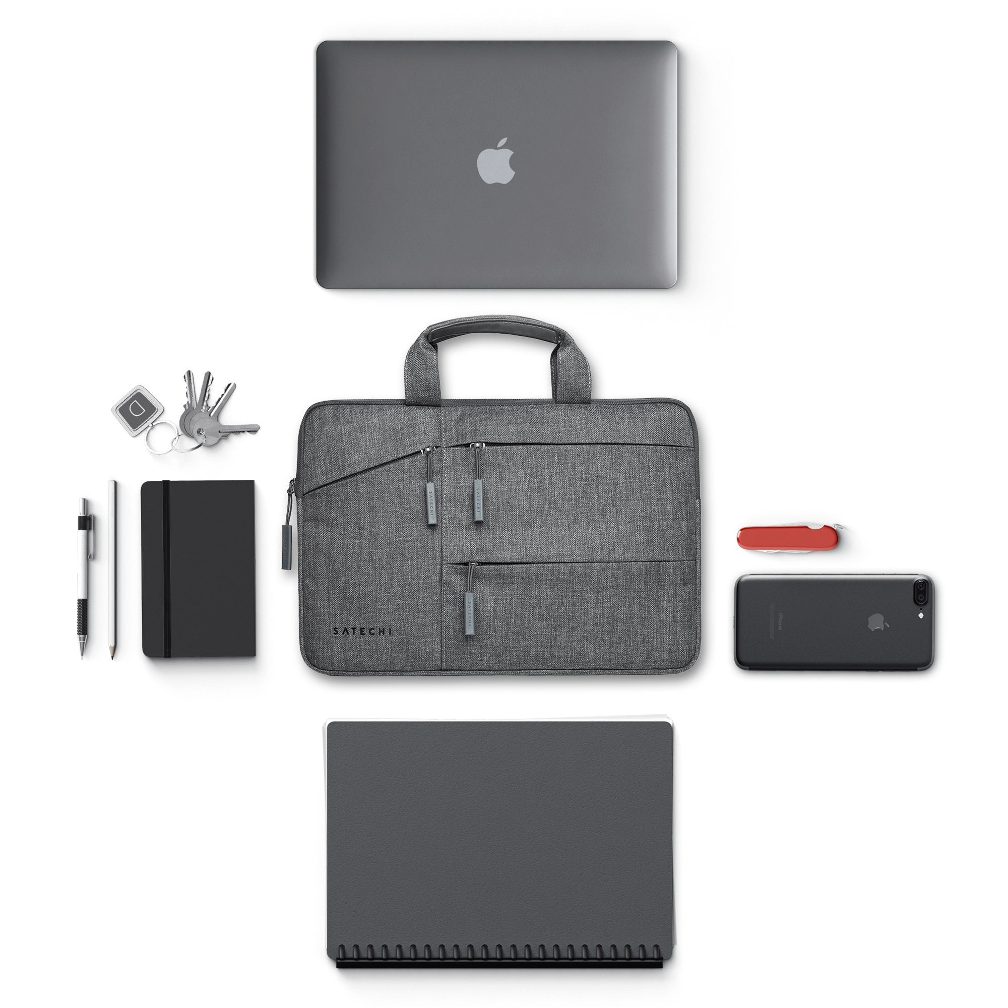 17.3 inch laptop backpack nylon water-resistant briefcase macbook chromebook Satechi - Notebook carrying case - 13"